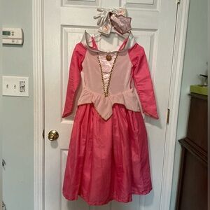 Disney Store Girls Large Sleeping Beauty Dress Costume